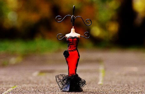 Femininity dress figure