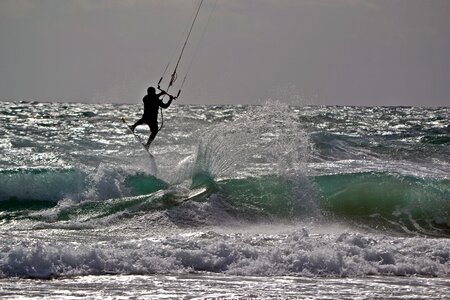 Kite surf murcia sea photo