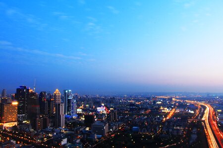 Metropolitan taichung city dusk