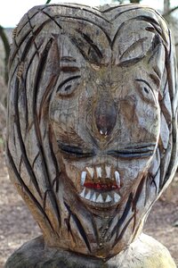 Wood carving expression carve photo