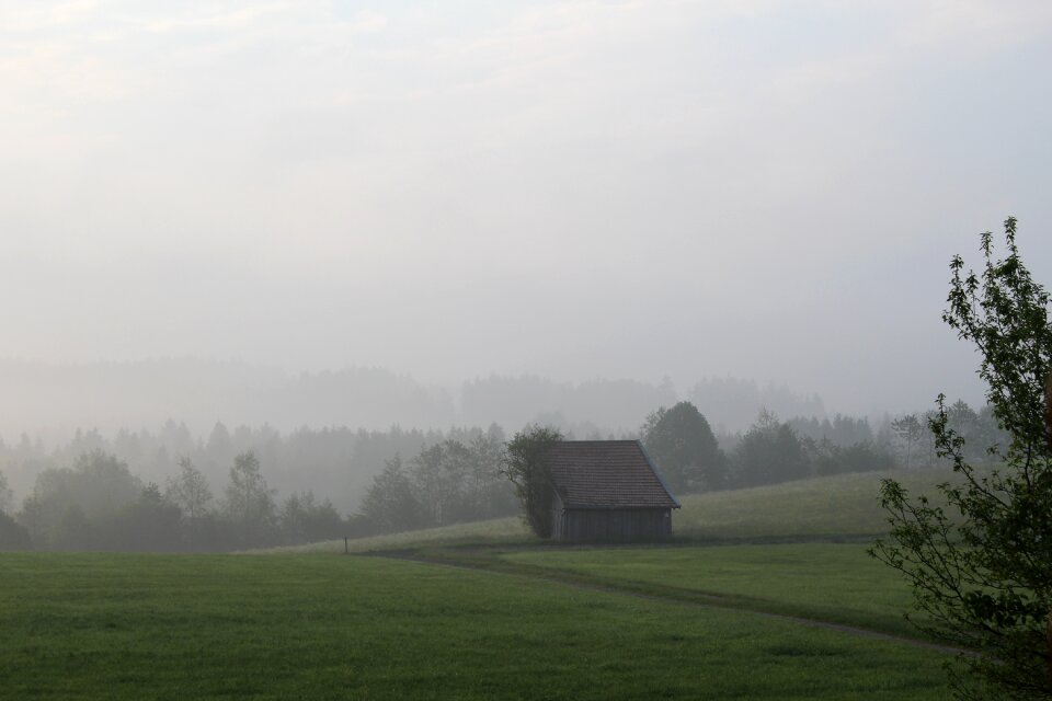 Scenic bavaria morning photo