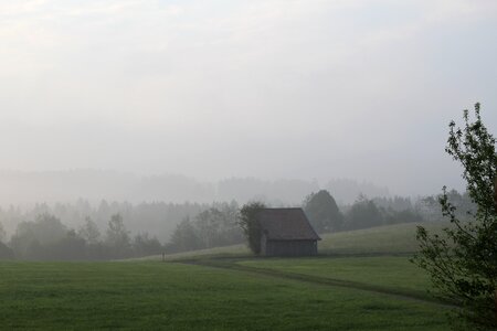 Scenic bavaria morning photo