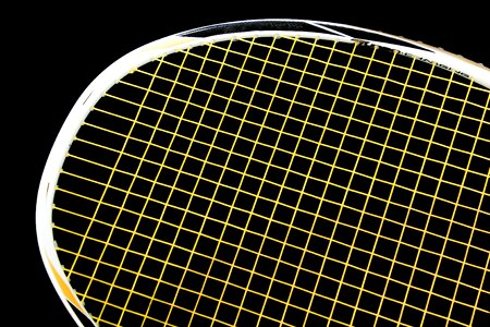 Badminton racket black badminton photo