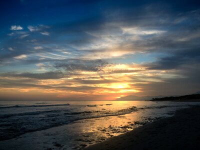 Malaga spain sky