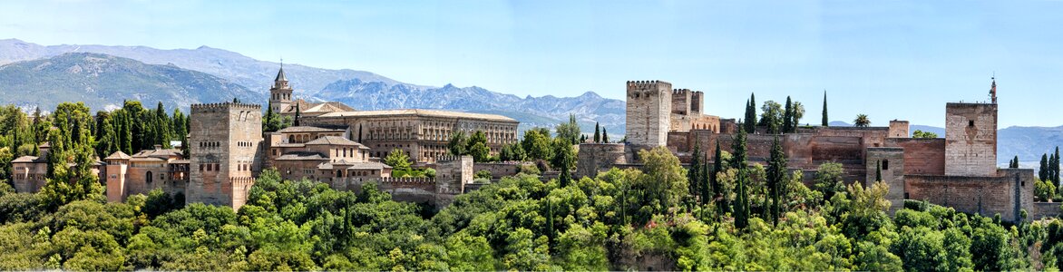 Palace andalusia panorama