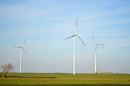 Wind power pinwheel environmental technology photo