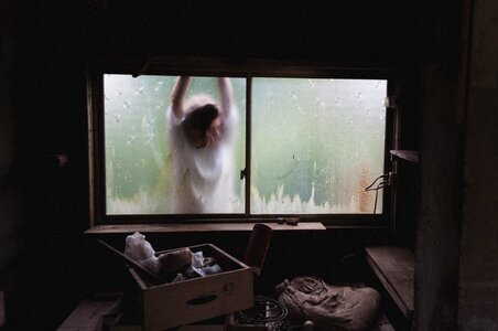 Window barn attic photo