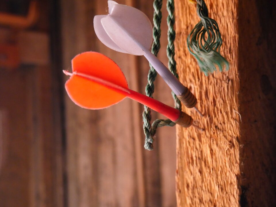 Throwing dart exact hit