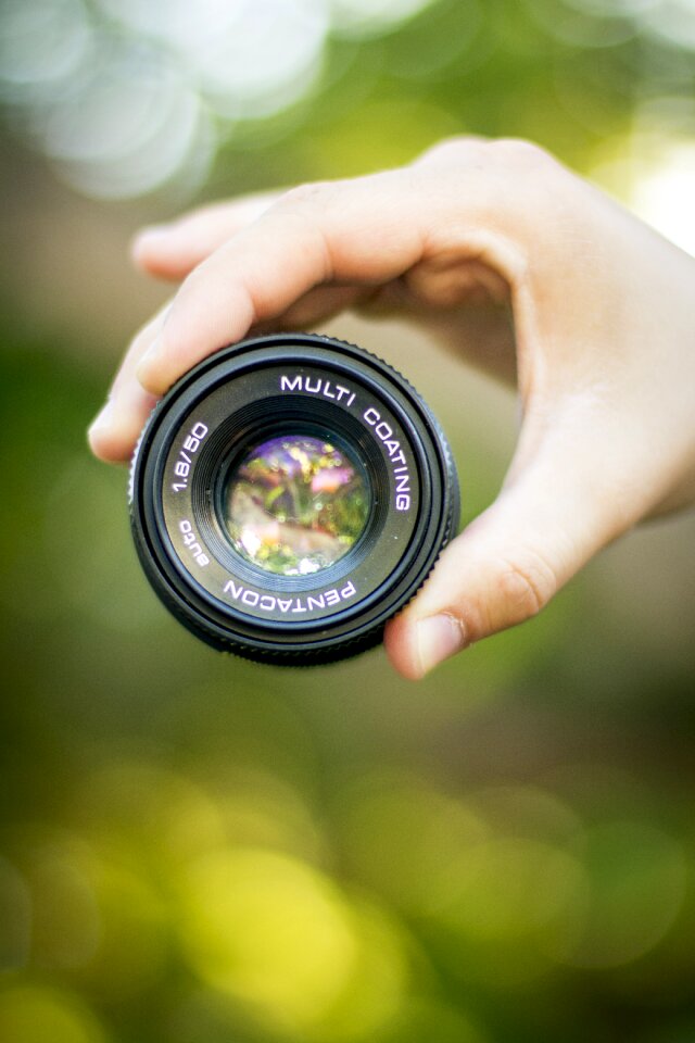 Lens bokeh analog