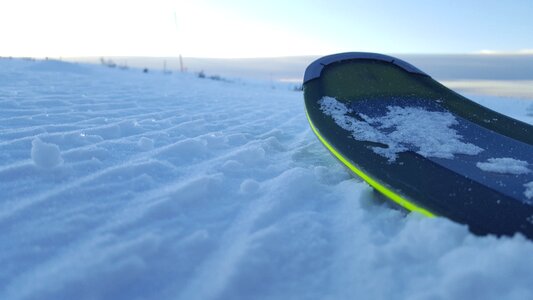 Piste slalom winter