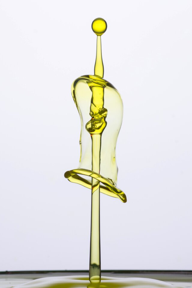 Liquid drop of water water splashes
