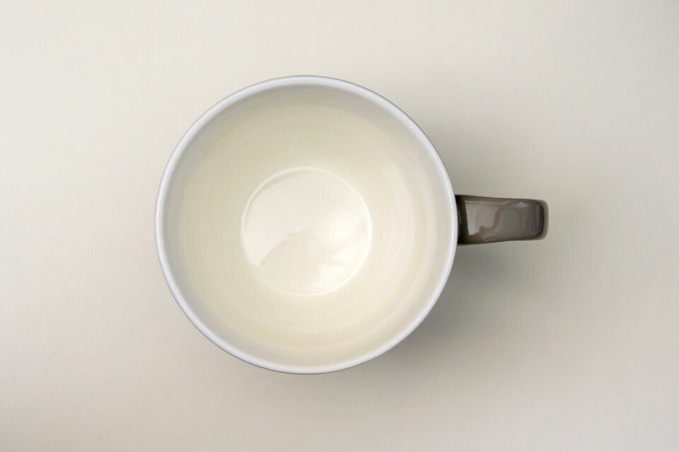 White ceramic tableware
