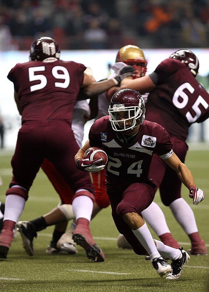 Blocking player linemen