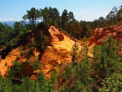 Rock places of interest luberon massif photo