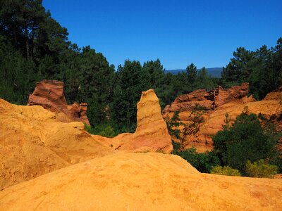 Rock places of interest luberon massif