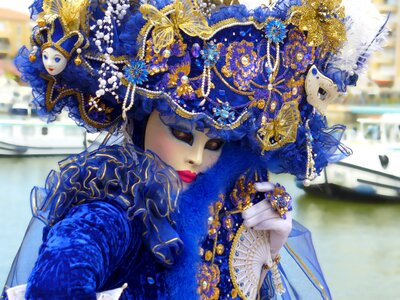 Carnival of venice masks disguise photo