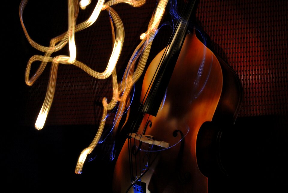 Light painting dark black painting