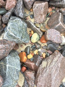 Stones pebbles different stones photo