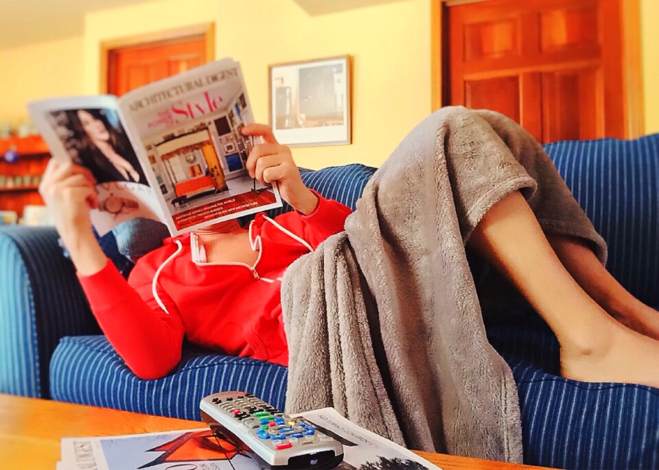 Sofa indoors leisure