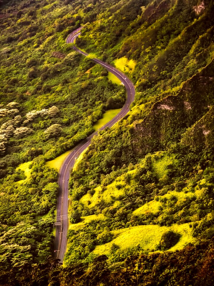 Mountains valley gorge