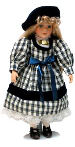 Porcelain doll doll toy