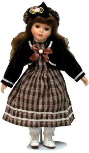Porcelain doll doll toy
