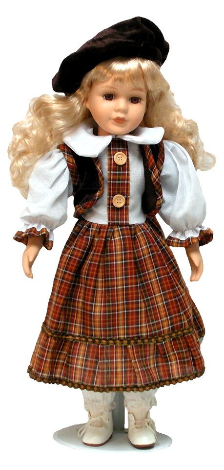 Porcelain doll doll toy