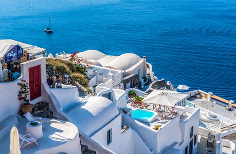 Travel summer greek photo