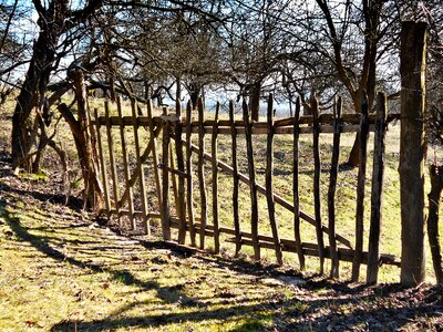 Fencing rails spring
