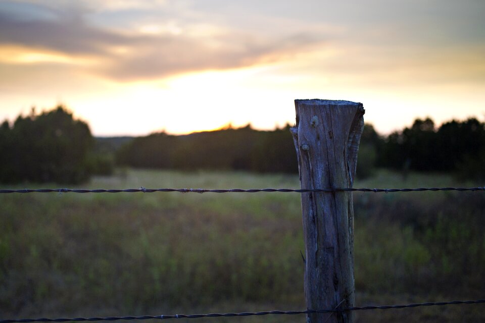 Sunset landscape outdoor