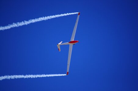 Blue sky gliding sky