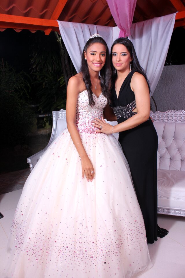 Special moment mother daughter