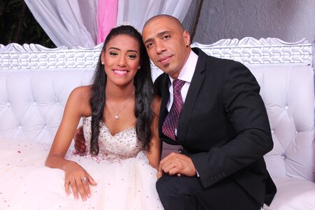 Special moment father daughter