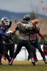 American football football player football field photo