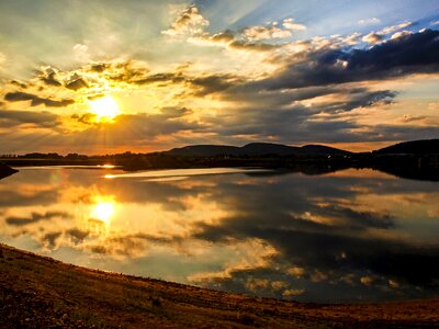 Lake landscape nature photo