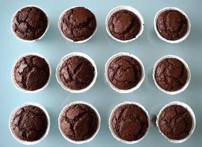 Cake chocolate muffin