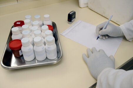 Laboratory analysis preparation chemistry