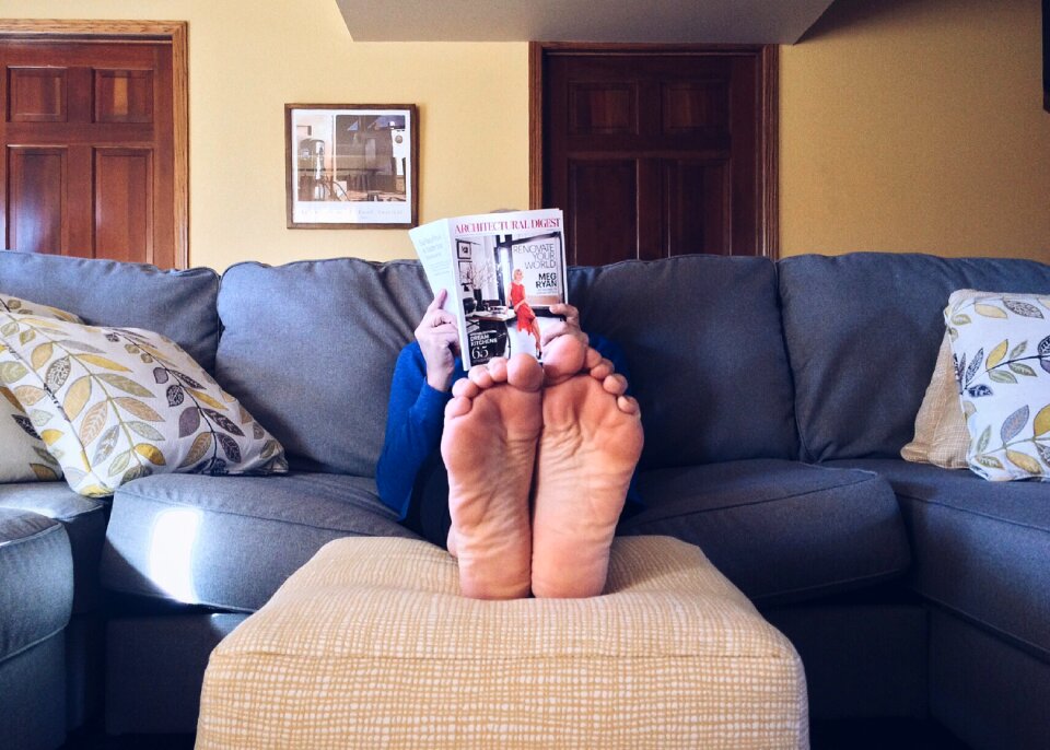 Couch comfortable relaxation