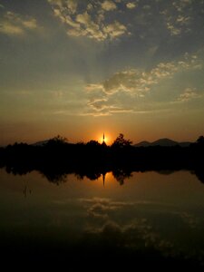 Sukhothai tomb temple complex photo