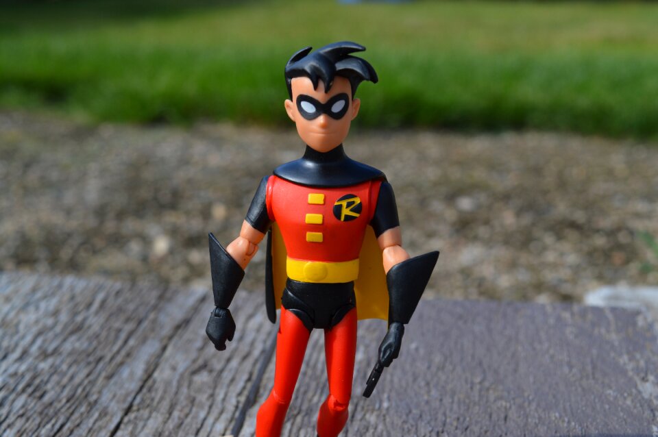Action figure comic costume