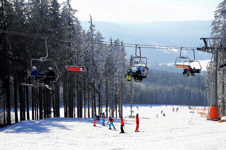 Ski resort winter sport winter