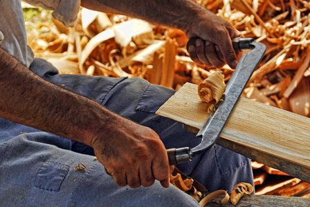 Wood carpenter work photo