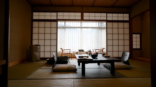 Indoor building japanese photo