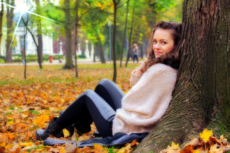 Park autumn fashion