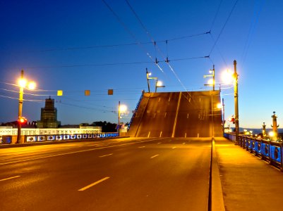 Bridge goes up 