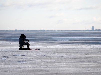 Lonely fisherman - no pals, no rels, no fish 