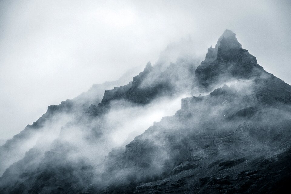 Fog landscape haze