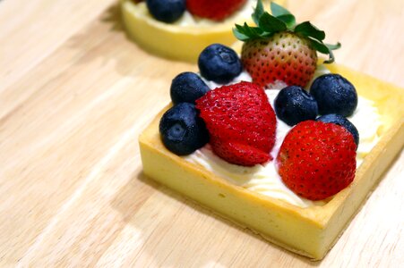 Berry bake dessert photo