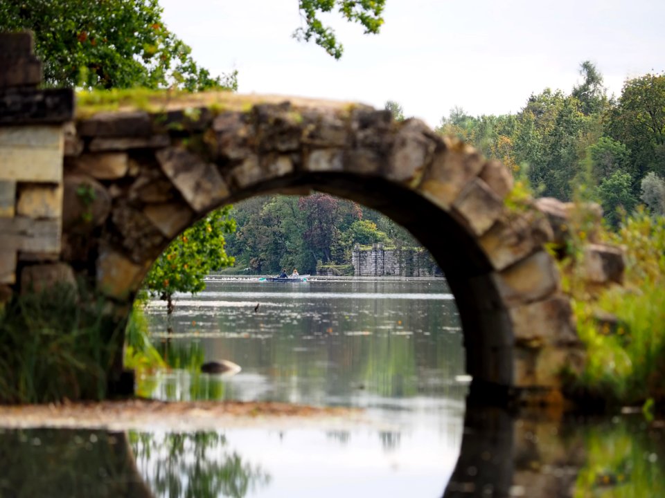 Through the arc 