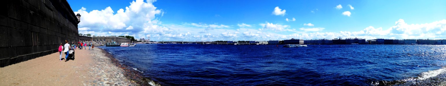 Deep blue river 